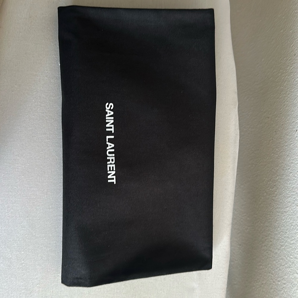 Saint Laurent Authentic Fabric Black Tote Bag - Picture 2 of 2